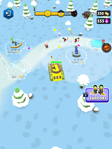 Base Defence: Army Rush Mod 스크린샷 2