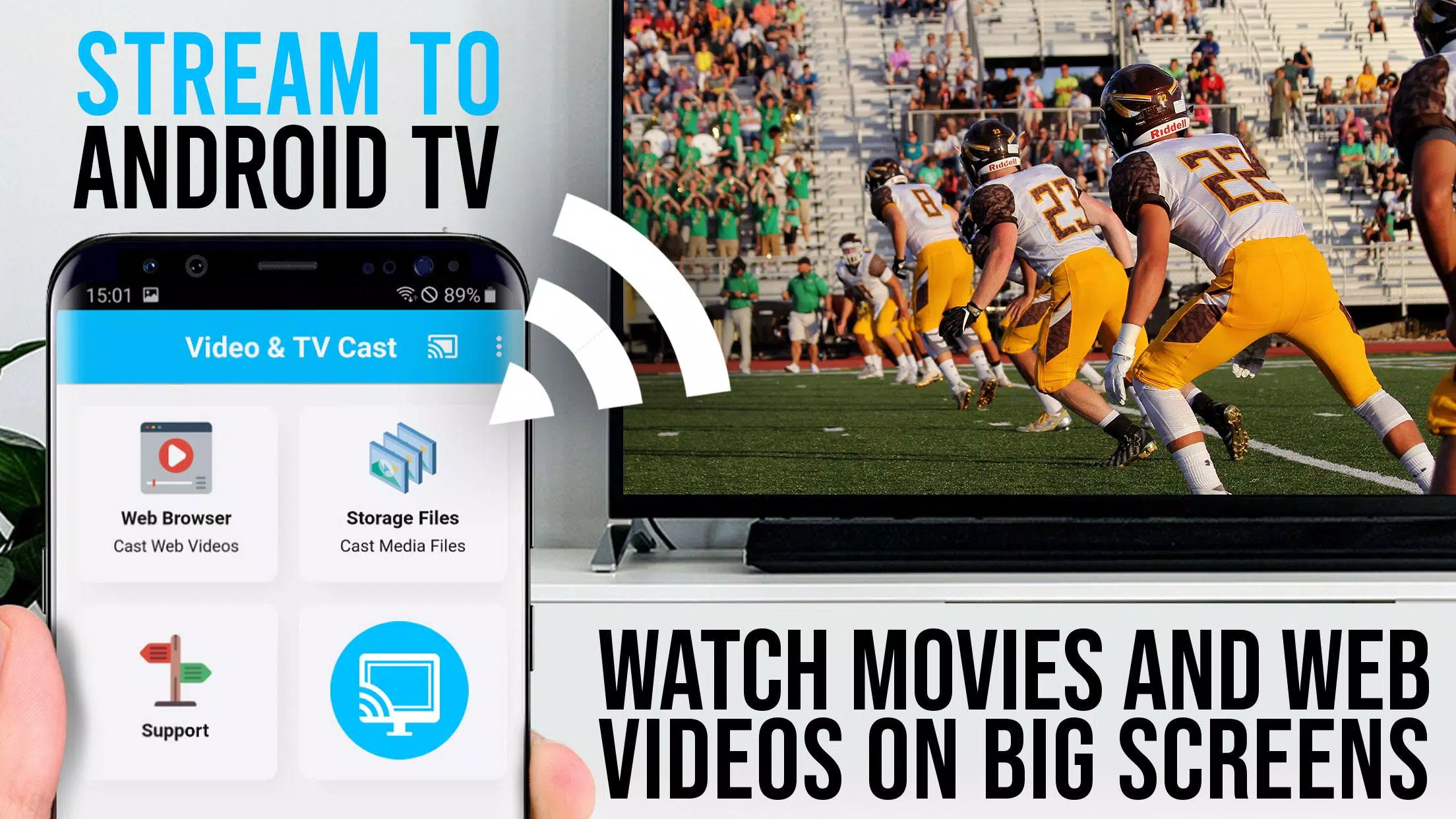 TV Cast for Android TV Ekran Görüntüsü 2