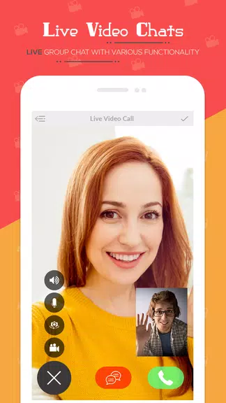 Live Video Chat - Random Video Call with Girls ဖန်သားပြင်ဓာတ်ပုံ 2