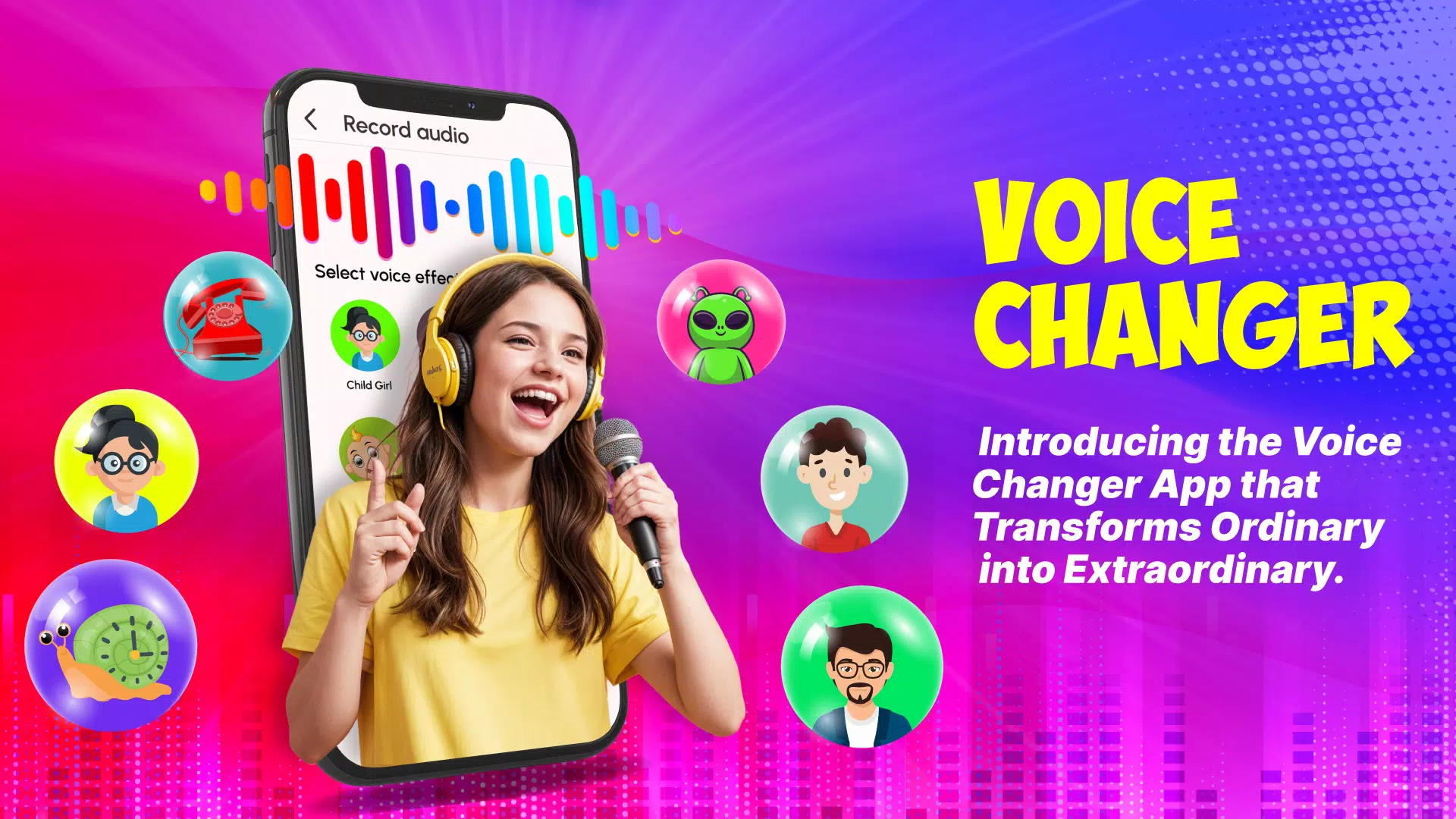 Voice Changer Male to Female ภาพหน้าจอ 0