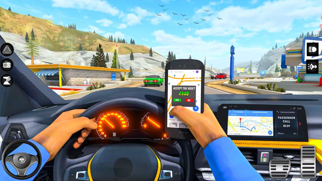 Crazy Car Driving: Taxi Games Zrzut ekranu 2