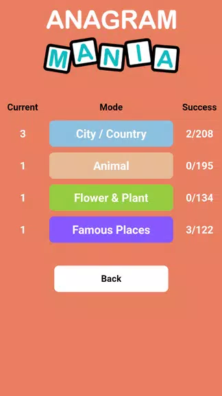 Anagram Mania 螢幕截圖 1