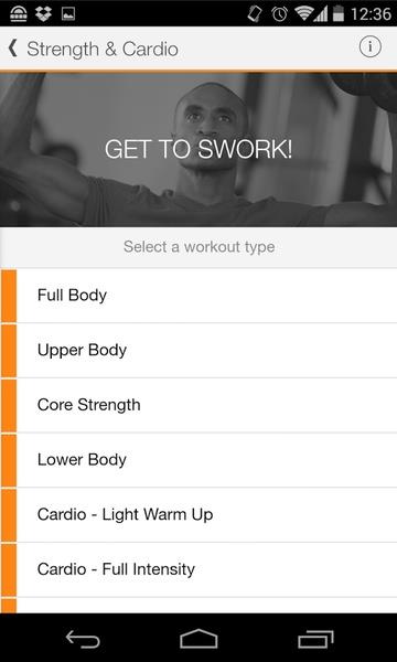 Sworkit Trainer Screenshot 1