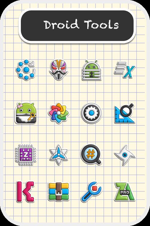 Poppin icon pack 스크린샷 2