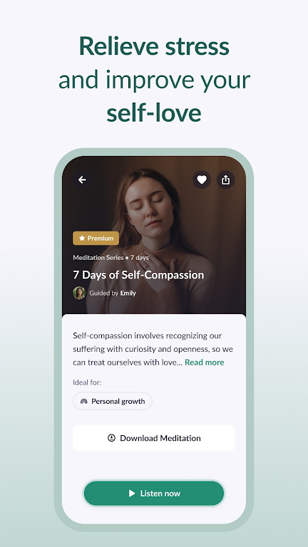 Schermata Pura Mente - Meditation App 2