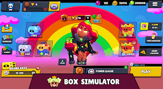 Box Simulator Mandy Brawl Star Tangkapan skrin 1