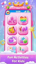 Princess Baby Phone Kids Game स्क्रीनशॉट 0