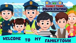 My Family Town - City Police スクリーンショット 0