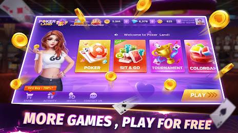 Poker Land - Texas Holdem Game ภาพหน้าจอ 3