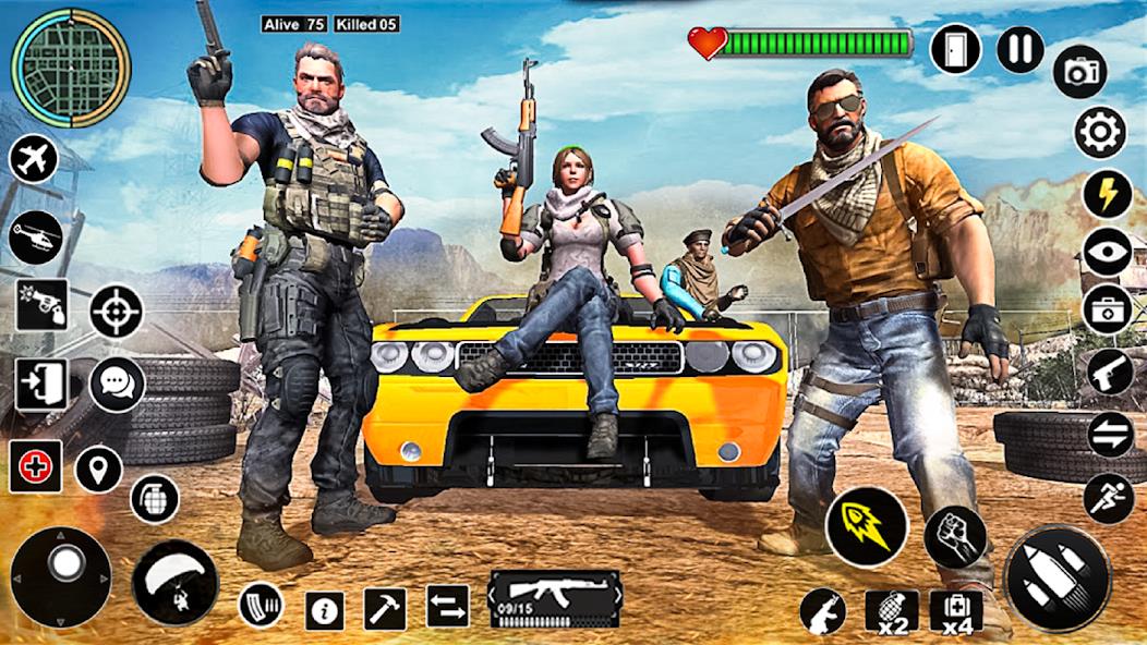 Commando Shooting Strike Games Mod Zrzut ekranu 3