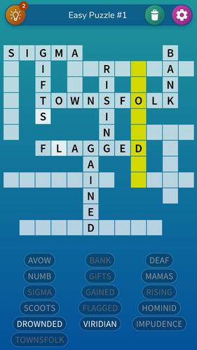 Fill-in Crosswords Unlimited ภาพหน้าจอ 0