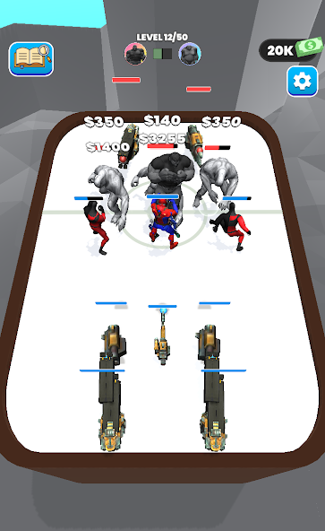 Merge Master Superhero Battle Mod Schermafbeelding 1