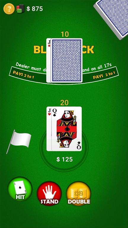 Black Jack Mobile Free ဖန်သားပြင်ဓာတ်ပုံ 0