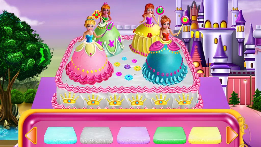 Princesses Cake Cooking Captura de tela 2