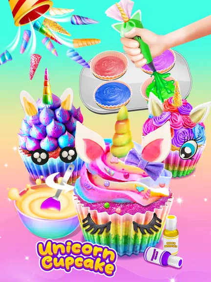 Cupcake Maker: Unicorn Cupcake 스크린샷 2