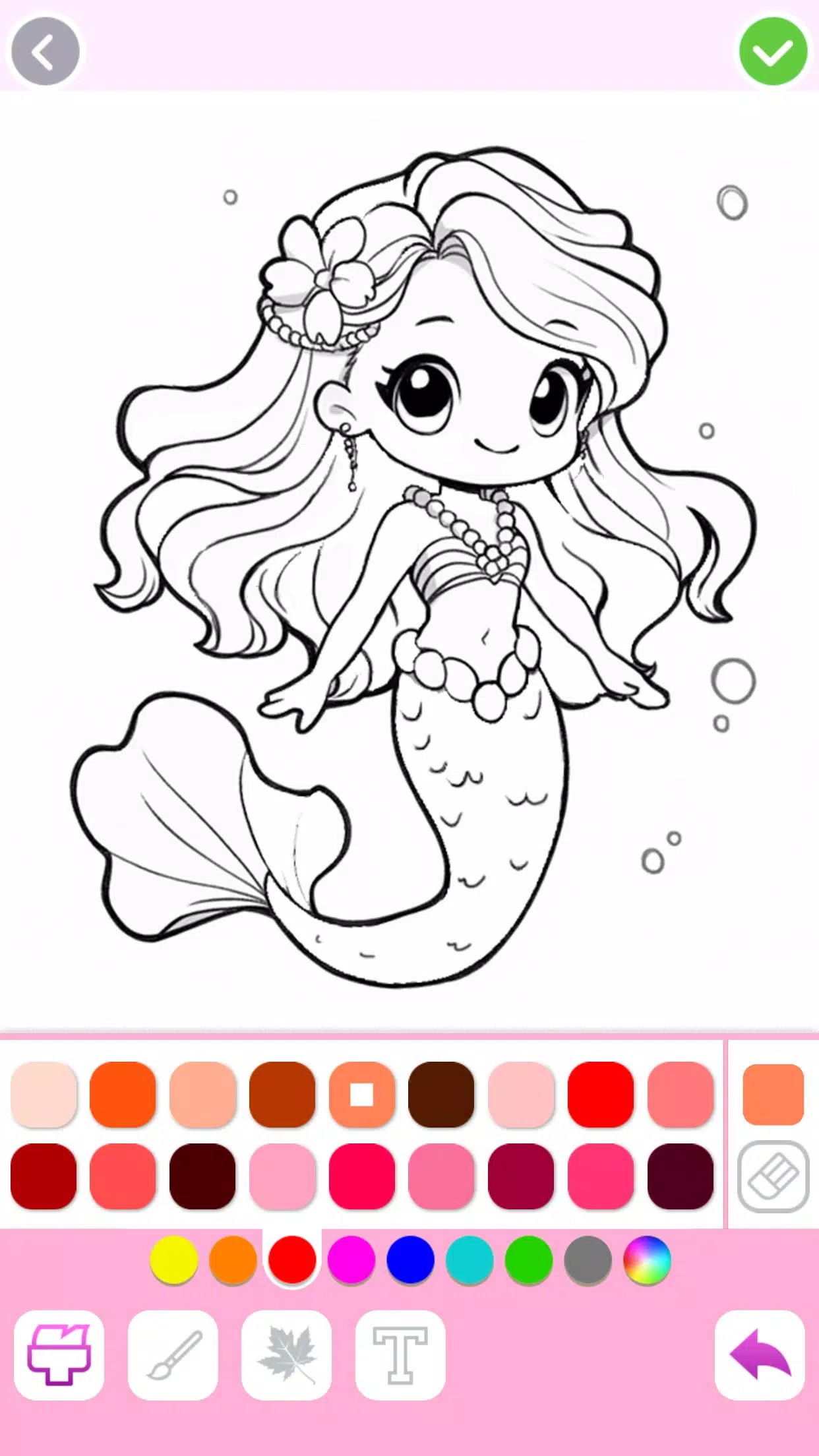 Mermaid Coloring:Mermaid games স্ক্রিনশট 3