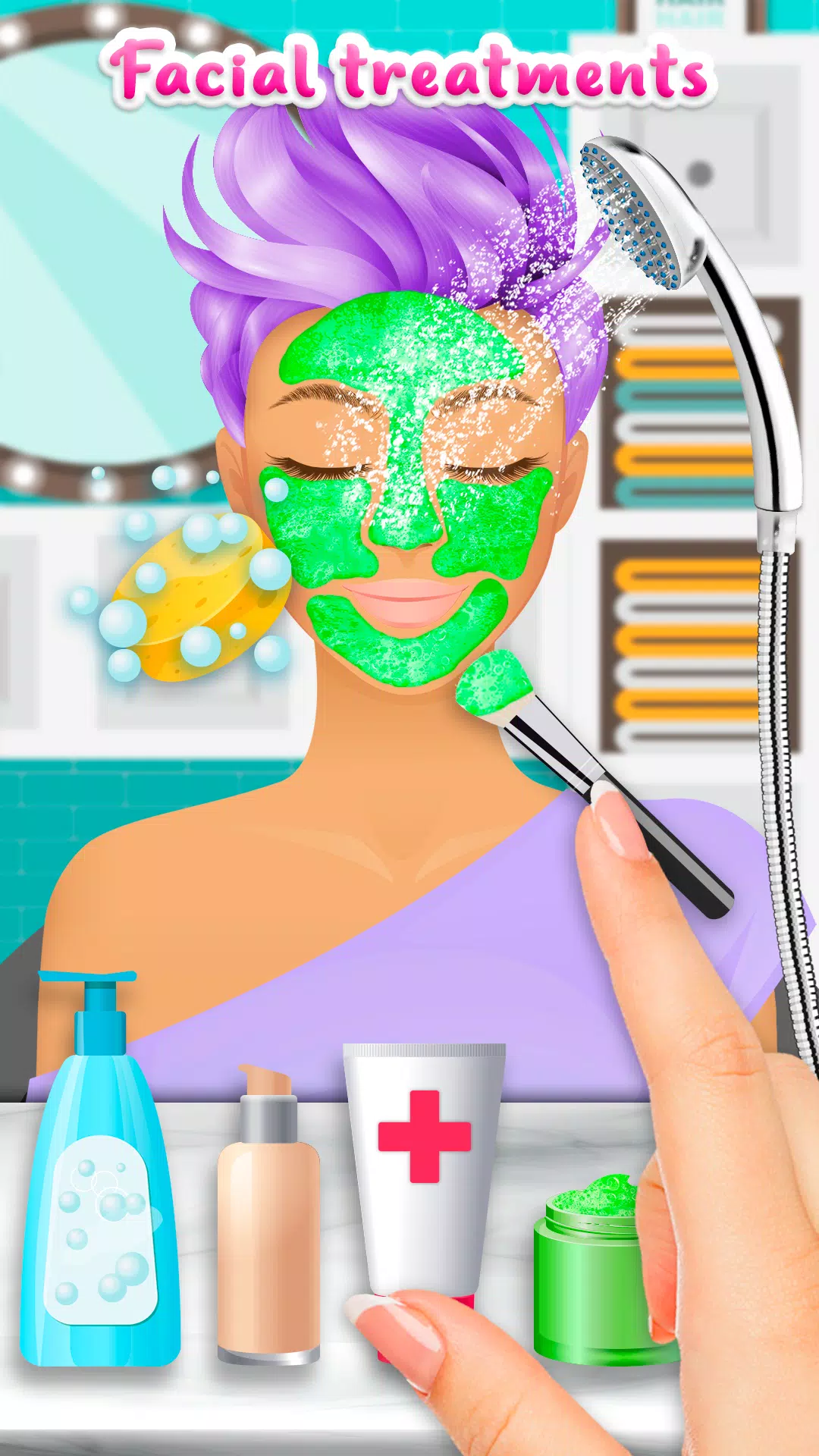 Makeup Beauty Salon Game Girls ภาพหน้าจอ 1