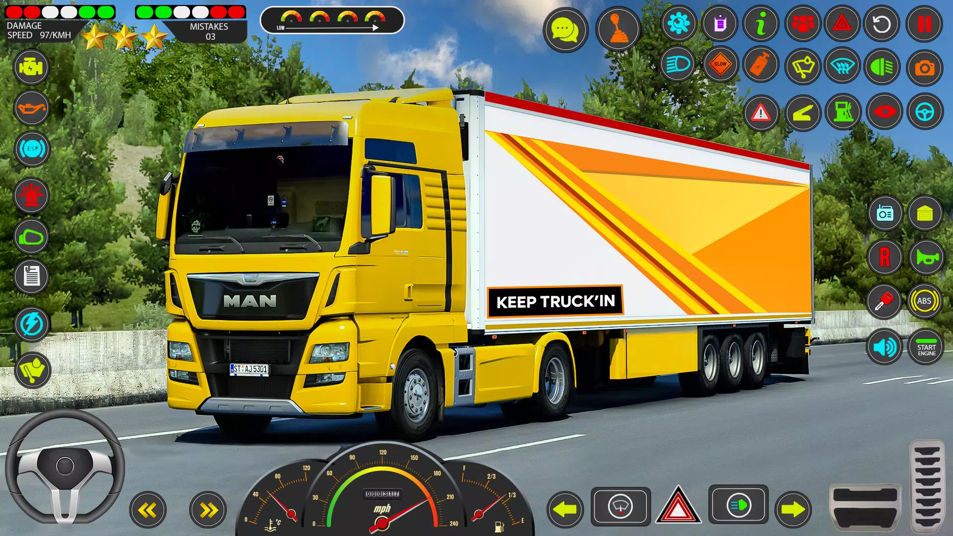 Euro Truck Games Sim 3d ภาพหน้าจอ 0