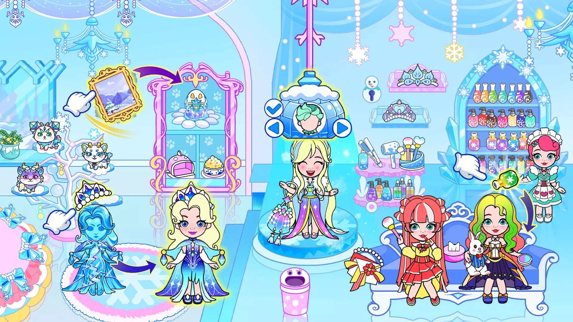 Ice Princess World Castle Life スクリーンショット 1