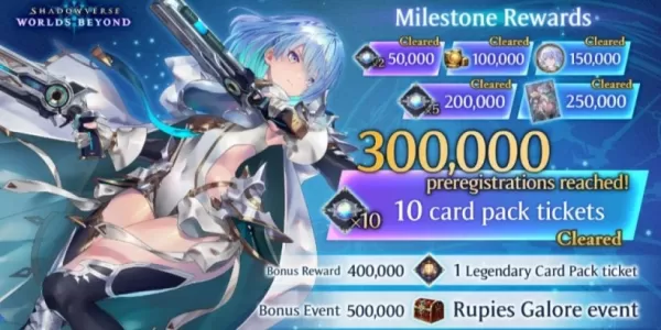Shadowverse: Worlds Beyond попадает в 300 000 предварительных регистраций, открывает новые вехи