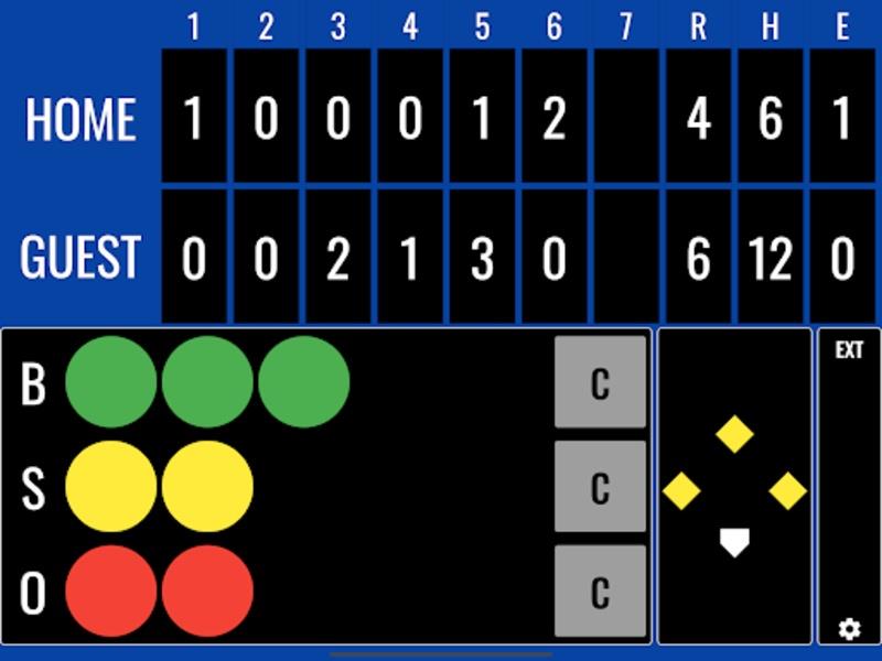 Softball Score স্ক্রিনশট 2