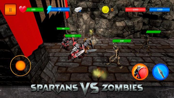 Spartans vs Zombies: Defense Скриншот 3