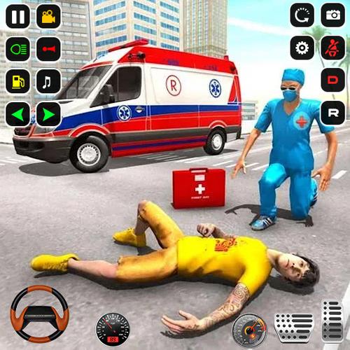 Police Rescue Ambulance Games ภาพหน้าจอ 0