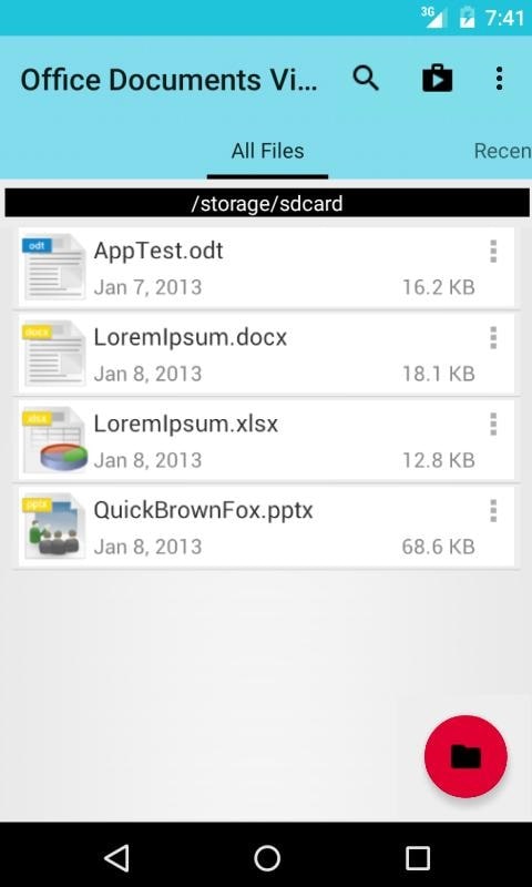 Office Documents Viewer 螢幕截圖 0