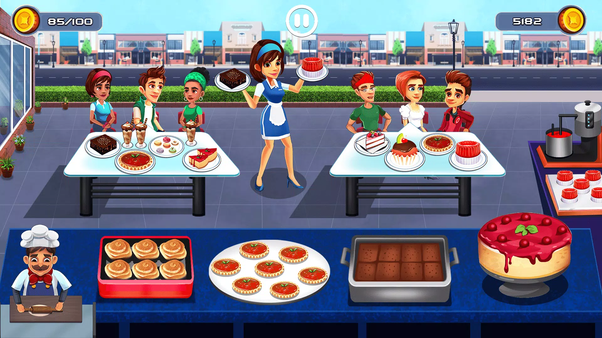 Schermata Cooking Cafe 1