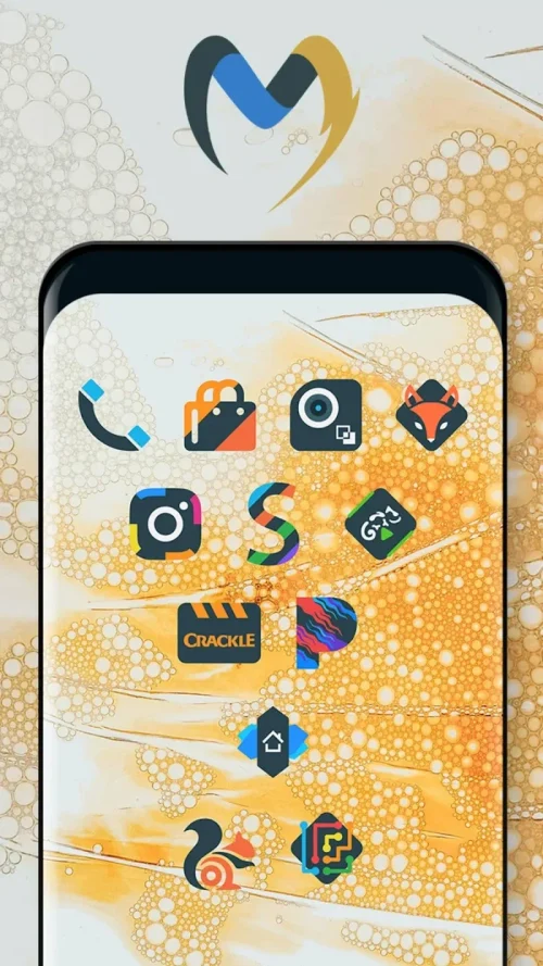 Material UI Dark Icon Pack Tangkapan skrin 3