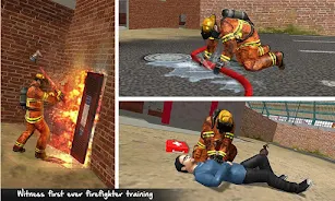 Fire Truck: Firefighter Game Schermafbeelding 3