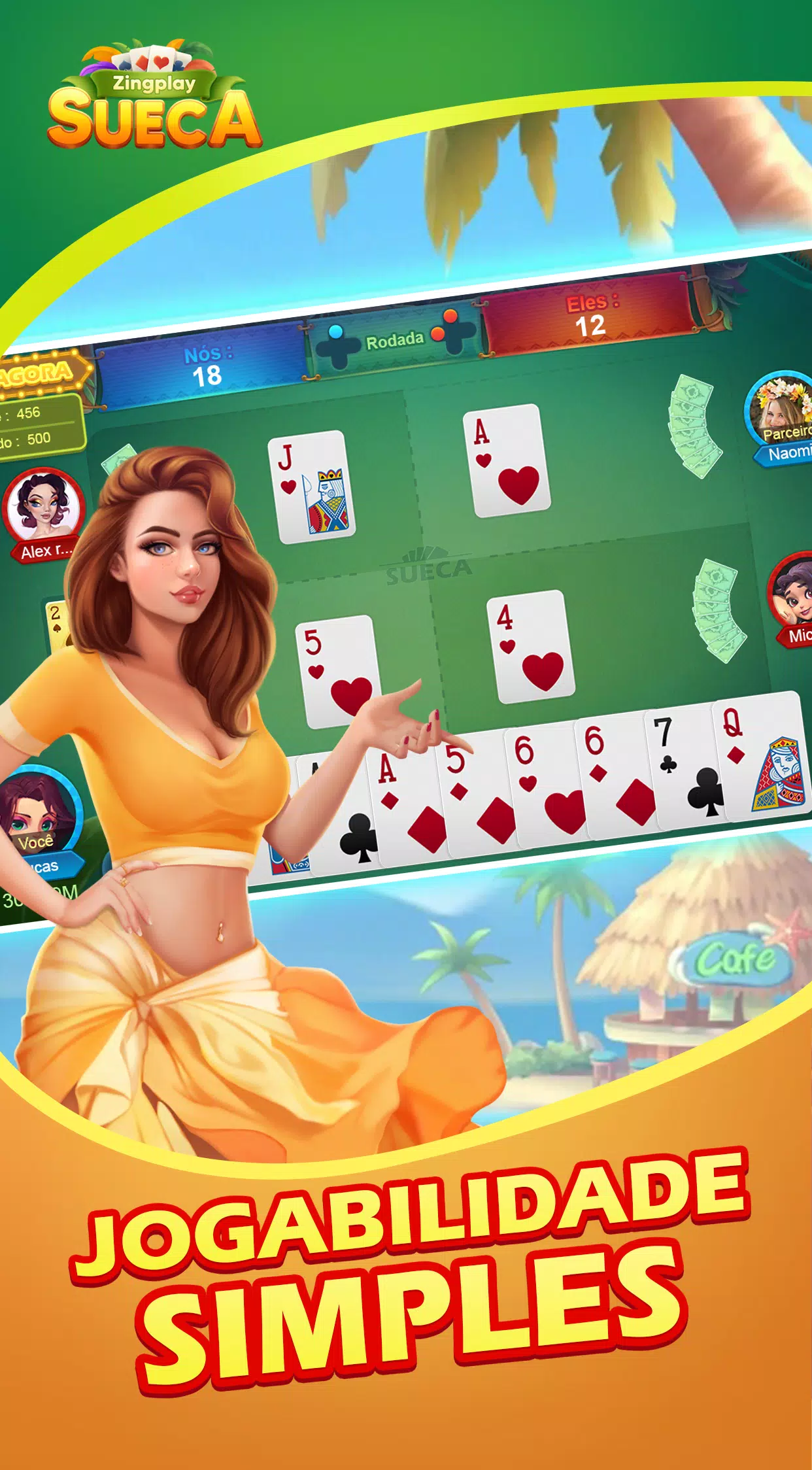 Sueca ZingPlay - Jogo de carta Ảnh chụp màn hình 2