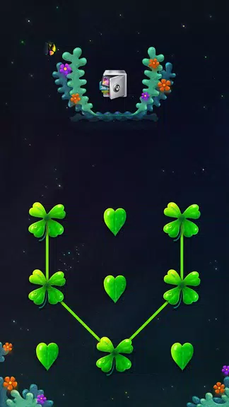 AppLock Theme Lucky Clover 螢幕截圖 0