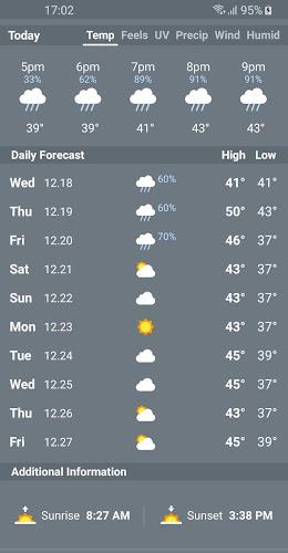 Weather Sky: Weather, Radar Ảnh chụp màn hình 3