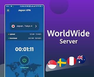 Japan VPN - Use Japan Proxy Ip Скриншот 2