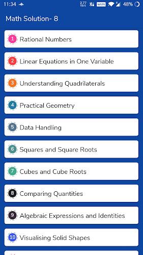 Class 8 Maths Solution NCERT Ekran Görüntüsü 0