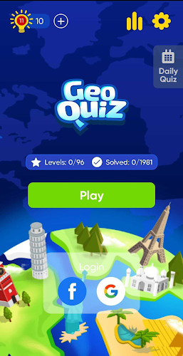 Geo Quiz: World Geography, Map Captura de tela 0