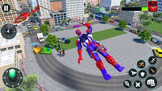 Spider Rope Hero Flying Games Скриншот 2