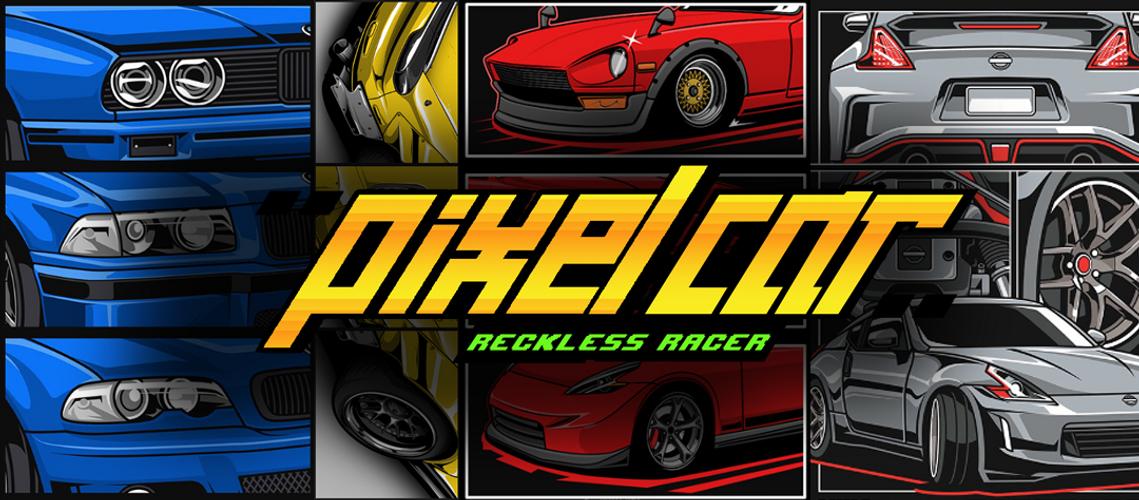 Pixel Car: Reckless Racer Ekran Görüntüsü 0