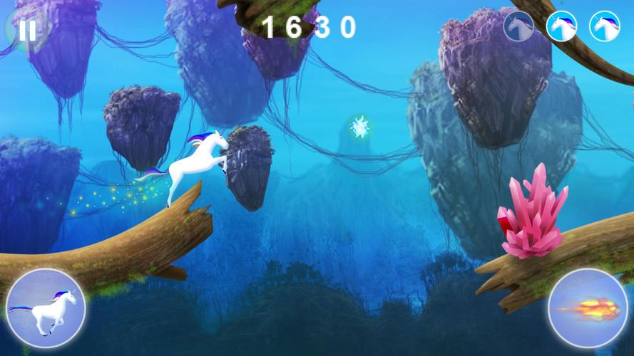 Unicorn dash : Magical Sky 螢幕截圖 3