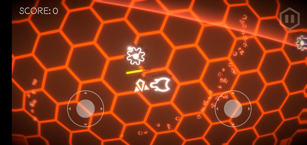 Hexa-Neon Shooter 스크린샷 0