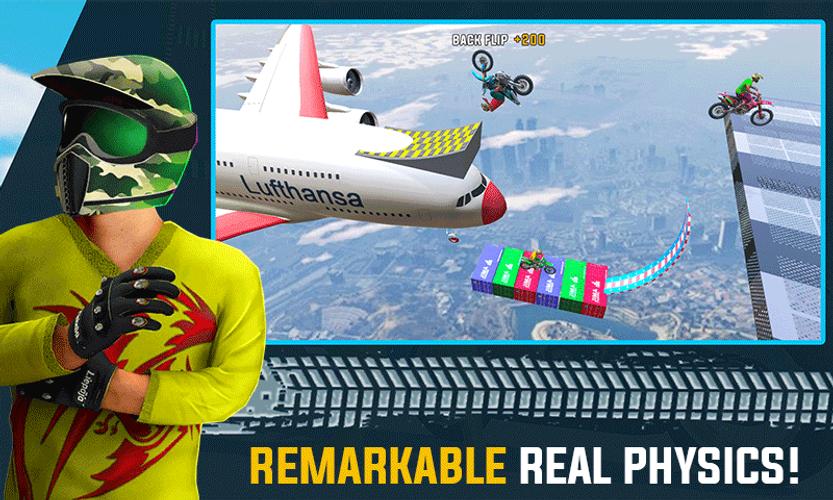 Crazy Bike Racing Stunt Game স্ক্রিনশট 2