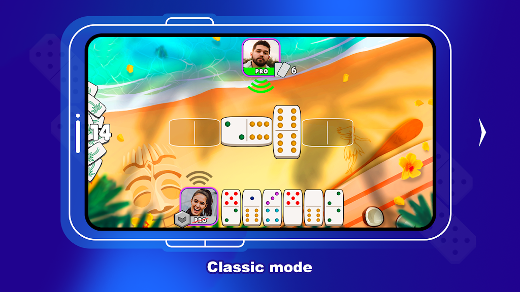 Classic domino - Domino’s game Schermafbeelding 0