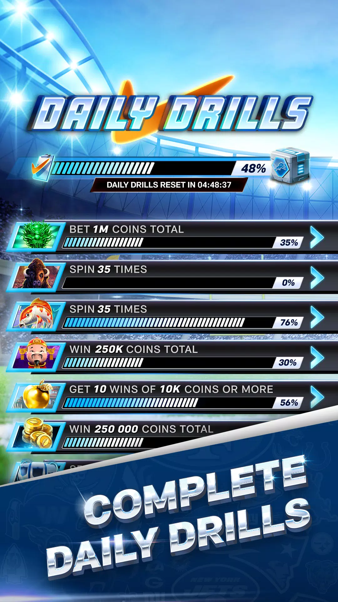 NFL Super Bowl Slots ภาพหน้าจอ 3