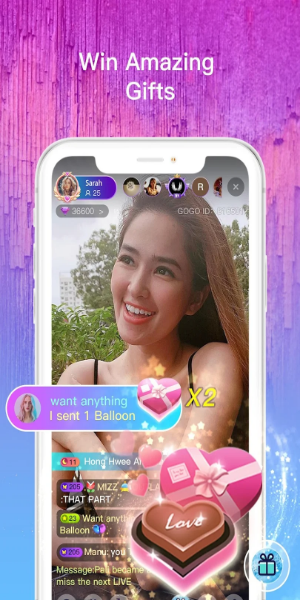 GOGO LIVE Streaming Video Chat Mod ภาพหน้าจอ 0