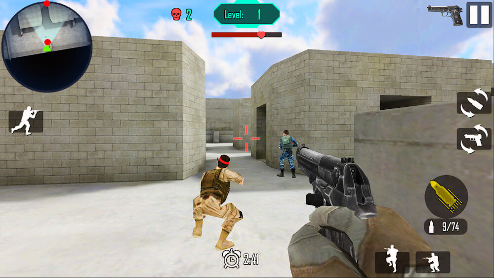 Gun Shoot War: Dead Ops Mod Captura de pantalla 2