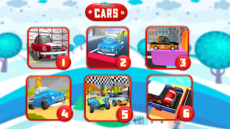 Animated puzzles cars 螢幕截圖 1