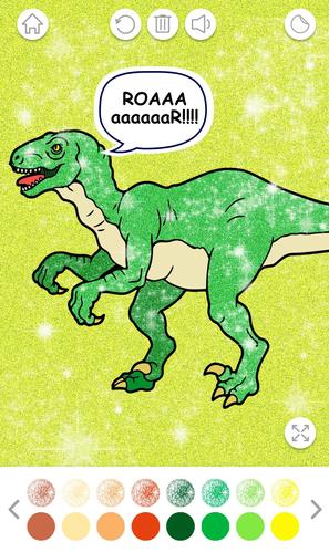 Glitter Coloring Game for Kids Ảnh chụp màn hình 3