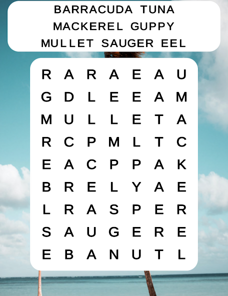 Word Search - Puzzle Game Mod ဖန်သားပြင်ဓာတ်ပုံ 0