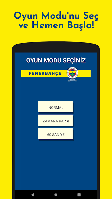 Fenerbahçe Futbolcu Kart Eşleştirme Oyunu Tangkapan skrin 1